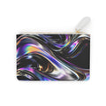 Mini Clutch Bag - Black Holographic